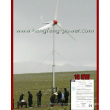 Wind turbine rated power 10kw